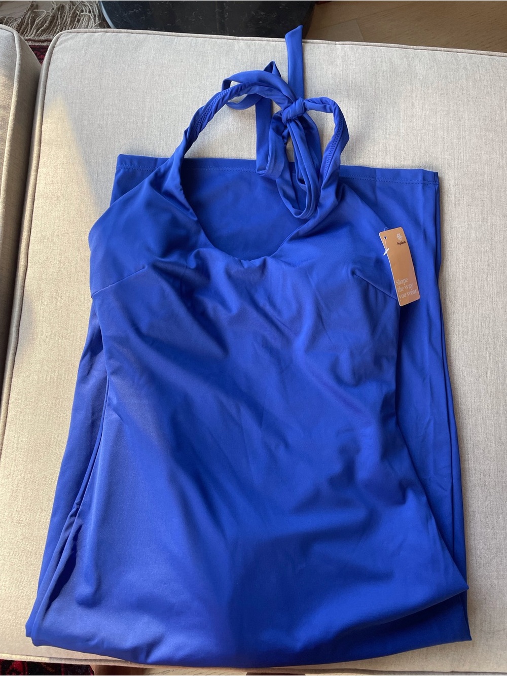 Poplush Women's Midi Dress in Bright Blue